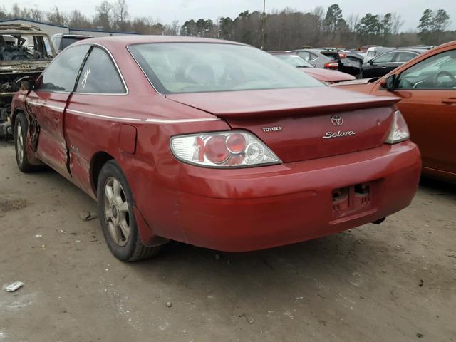 2T1CF22P6XC163494 - 1999 TOYOTA CAMRY SOLA RED photo 3