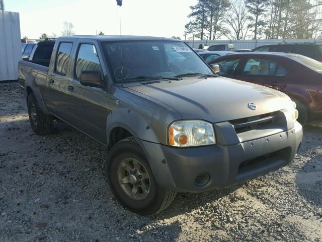 1N6ED29X22C391799 - 2002 NISSAN FRONTIER C GRAY photo 1