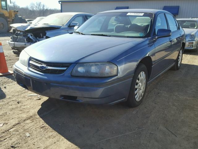 2G1WF52E5Y9170346 - 2000 CHEVROLET IMPALA BLUE photo 2