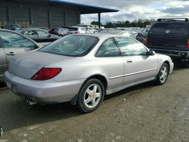 19UYA2255VL001785 - 1997 ACURA 3.0CL SILVER photo 4