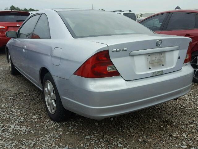 1HGEM21963L022978 - 2003 HONDA CIVIC EX SILVER photo 3