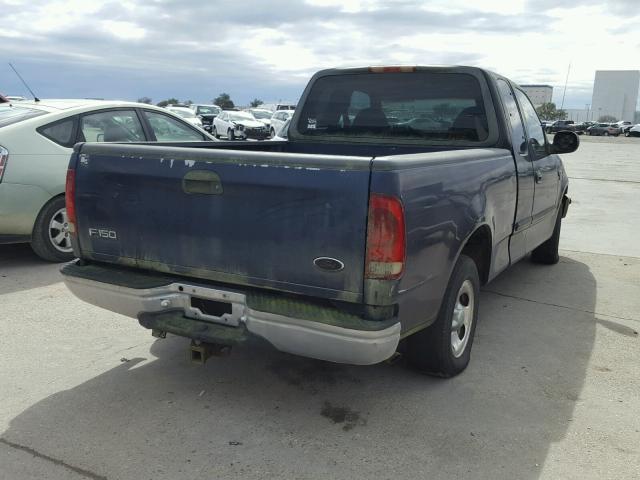 1FTRX17W0XNC33943 - 1999 FORD F150 BLUE photo 4