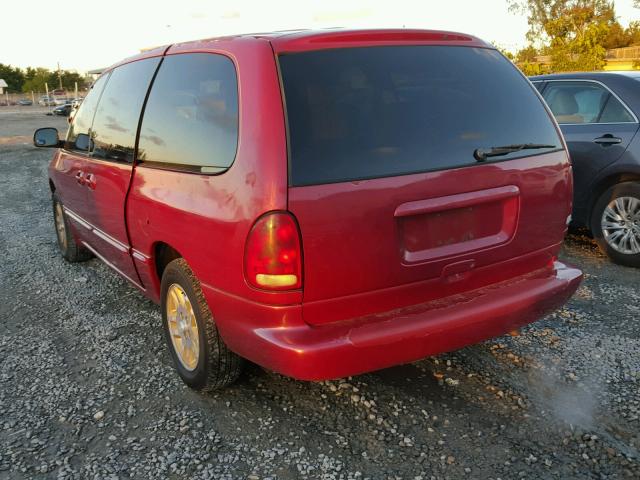 1B4GP54L0TB425834 - 1996 DODGE GRAND CARA RED photo 3