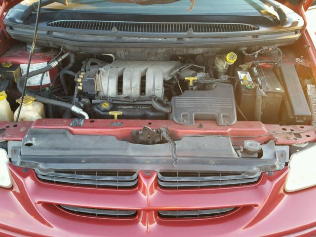 1B4GP54L0TB425834 - 1996 DODGE GRAND CARA RED photo 7