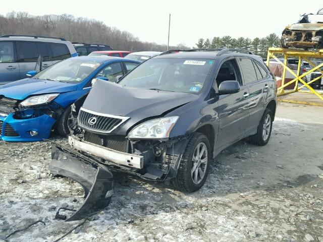 2T2HK31UX8C084101 - 2008 LEXUS RX 350 GRAY photo 2