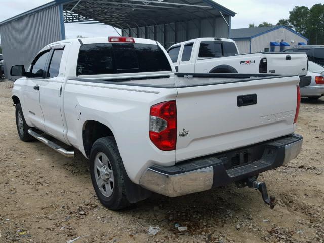 5TFRM5F19EX078445 - 2014 TOYOTA TUNDRA DOU WHITE photo 3