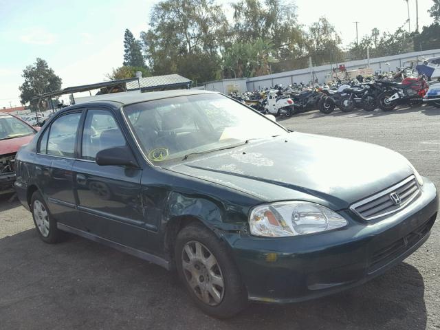 2HGEJ6615YH543259 - 2000 HONDA CIVIC BASE Yaşıl foto 1