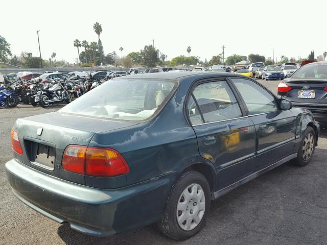 2HGEJ6615YH543259 - 2000 HONDA CIVIC BASE Yaşıl foto 4