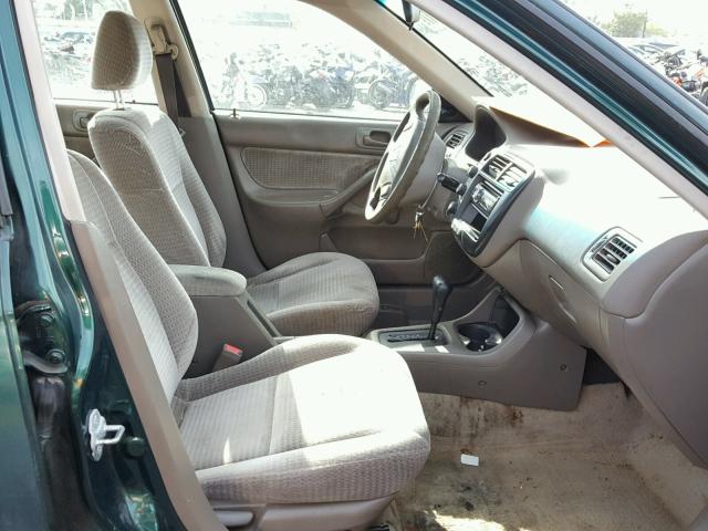 2HGEJ6615YH543259 - 2000 HONDA CIVIC BASE Yaşıl foto 5