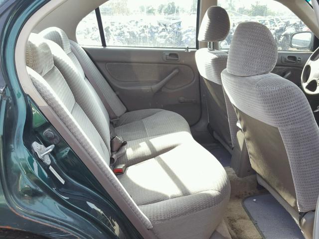 2HGEJ6615YH543259 - 2000 HONDA CIVIC BASE Yaşıl foto 6