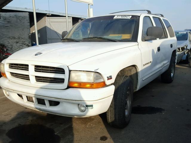 1B4HR28Y6XF531254 - 1999 DODGE DURANGO WHITE photo 2