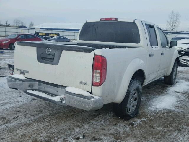 1N6AD0EV6DN727047 - 2013 NISSAN FRONTIER S WHITE photo 4