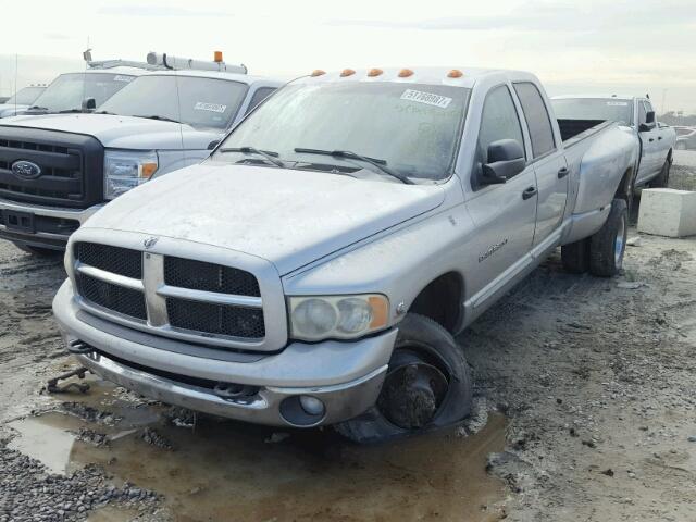 3D7MU48C03G848798 - 2003 DODGE RAM 3500 S SILVER photo 2