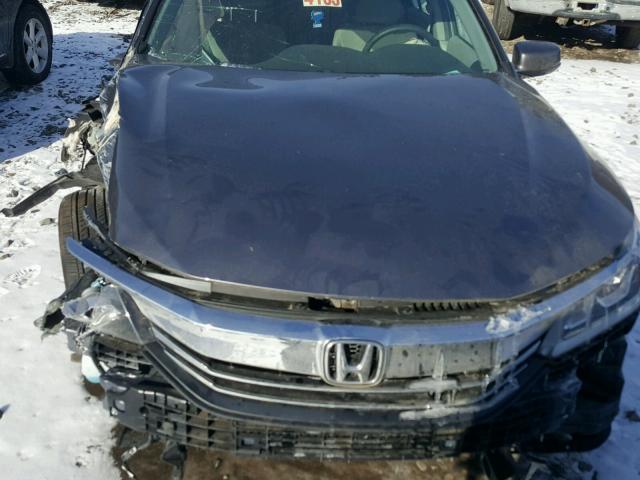 1HGCR2F7XHA184986 - 2017 HONDA ACCORD EX GRAY photo 7