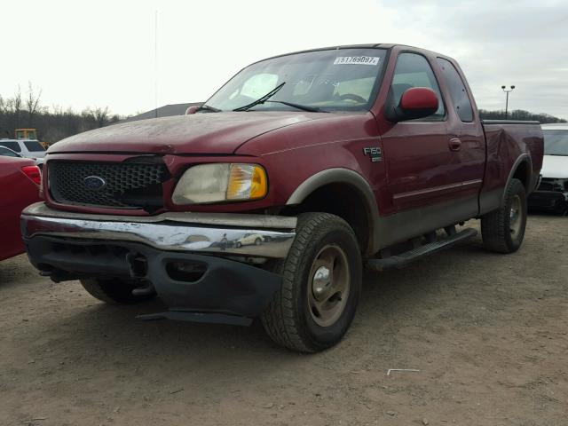 1FTRX18L61NA46461 - 2001 FORD F150 RED photo 2