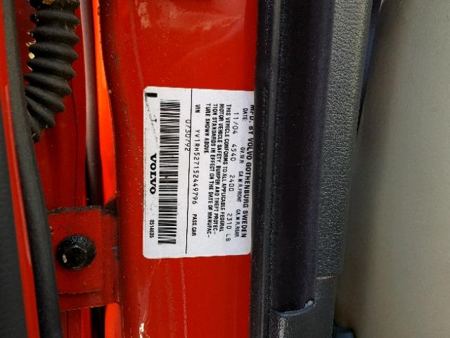 YV1RH527152449796 - 2005 VOLVO S60 R 红色 照片 10