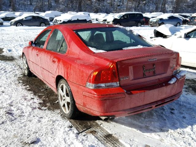 YV1RH527152449796 - 2005 VOLVO S60 R 红色 照片 3