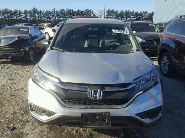 5J6RM4H42GL117740 - 2016 HONDA CR-V SE SILVER photo 9