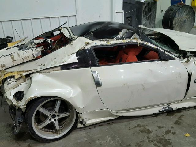 JN1BZ34D37M503606 - 2007 NISSAN 350Z COUPE WHITE photo 9