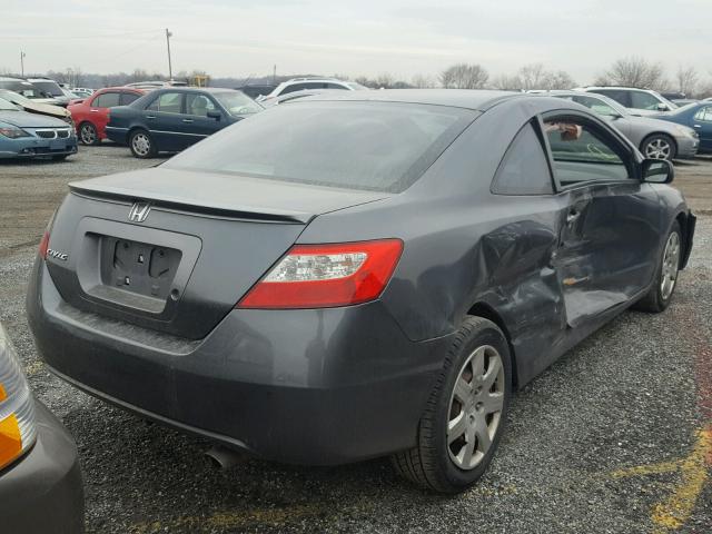 2HGFG116X9H539086 - 2009 HONDA CIVIC LX GRAY photo 4