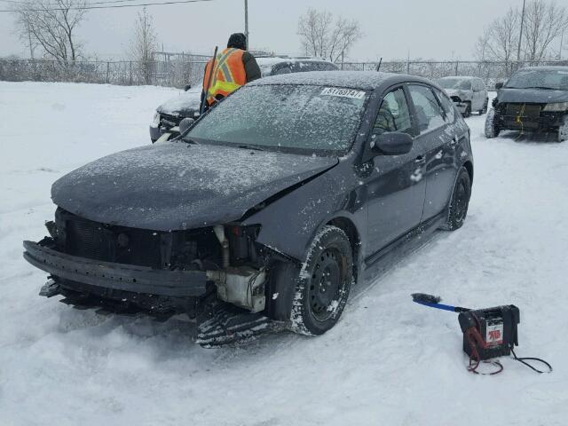 JF1GH62688H800401 - 2008 SUBARU IMPREZA 2. CHARCOAL photo 2