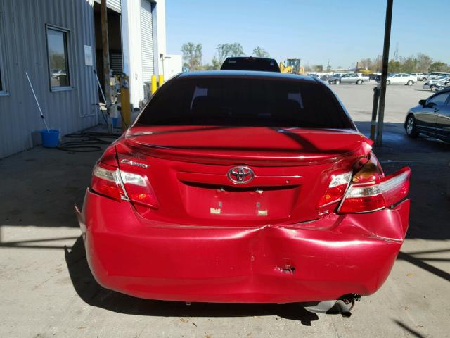4T1BE46K67U056131 - 2007 TOYOTA CAMRY NEW RED photo 9