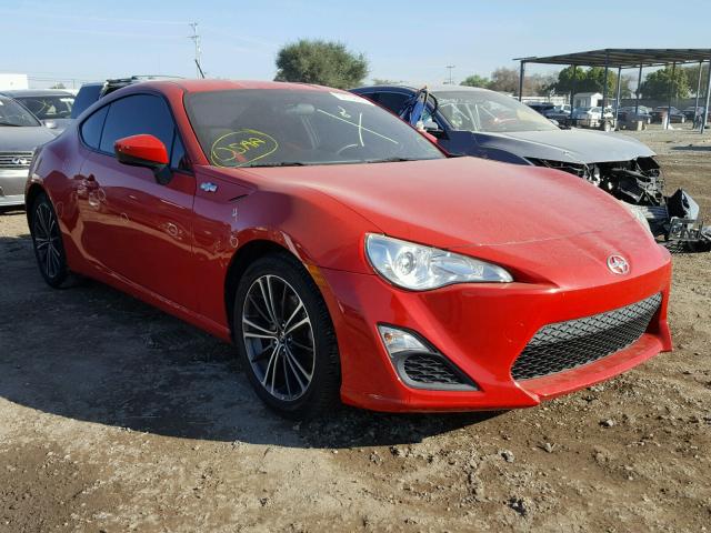 JF1ZNAA16D2700174 - 2013 TOYOTA SCION FR-S ORANGE photo 1