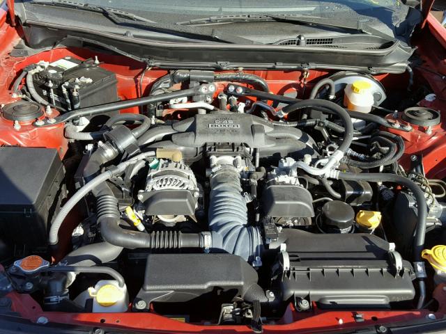 JF1ZNAA16D2700174 - 2013 TOYOTA SCION FR-S ნარინჯისფერი ფოტო 7