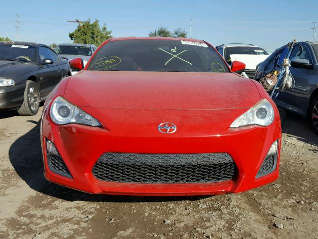 JF1ZNAA16D2700174 - 2013 TOYOTA SCION FR-S ნარინჯისფერი ფოტო 9