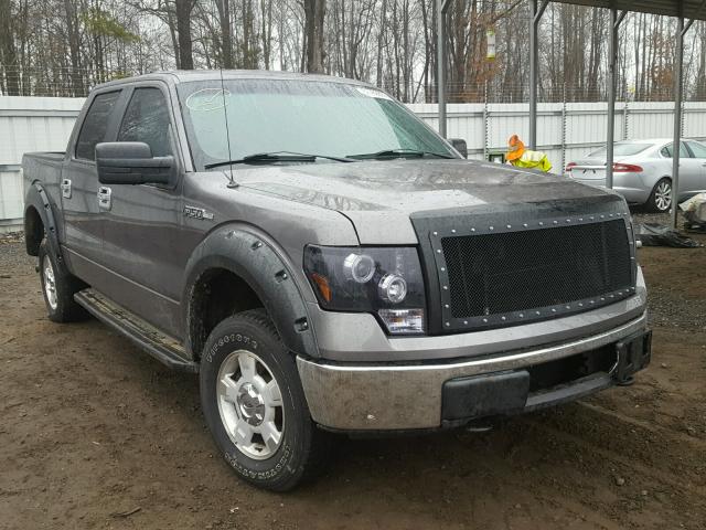 1FTRW14809KB16828 - 2009 FORD F150 SUPER GRAY photo 1