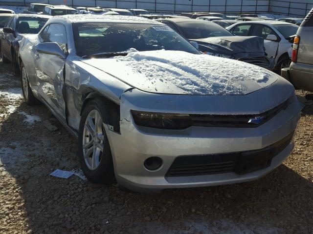 2G1FD1E34F9218439 - 2015 CHEVROLET CAMARO LT SILVER photo 1