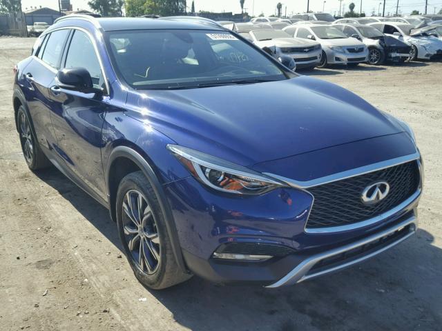 SJKCH5CR6HA031589 - 2017 INFINITI QX30 BASE BLUE photo 1