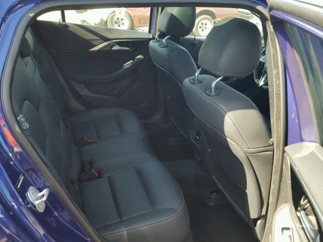 SJKCH5CR6HA031589 - 2017 INFINITI QX30 BASE BLUE photo 6