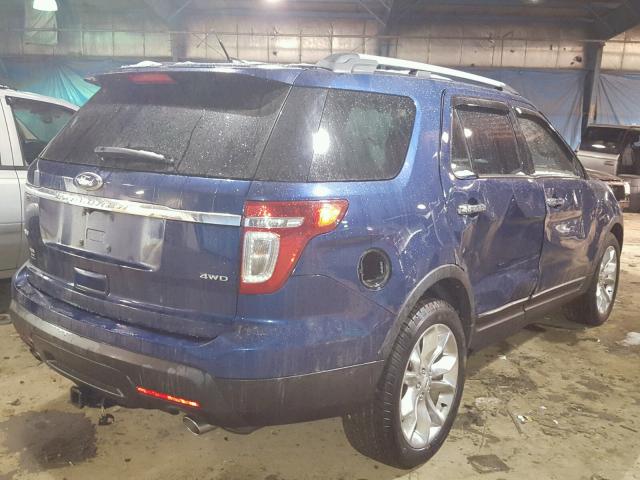 1FMHK8D8XCGA92849 - 2012 FORD EXPLORER X BLUE photo 4