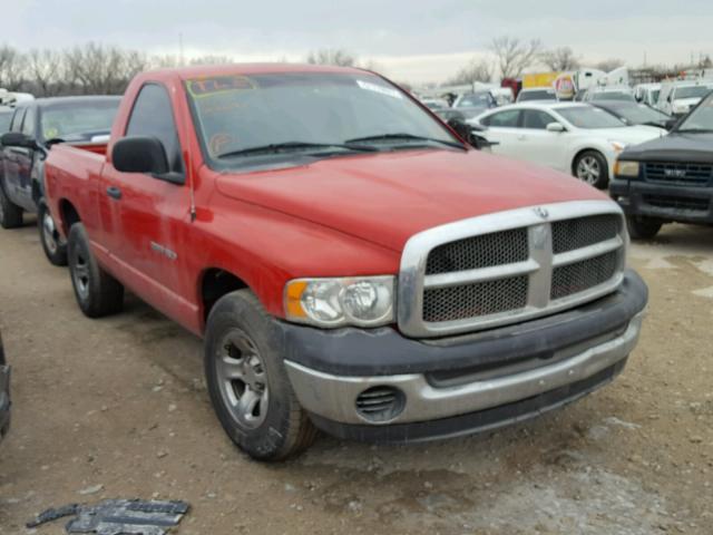 1D7HA16K72J264091 - 2002 DODGE RAM 1500 RED photo 1