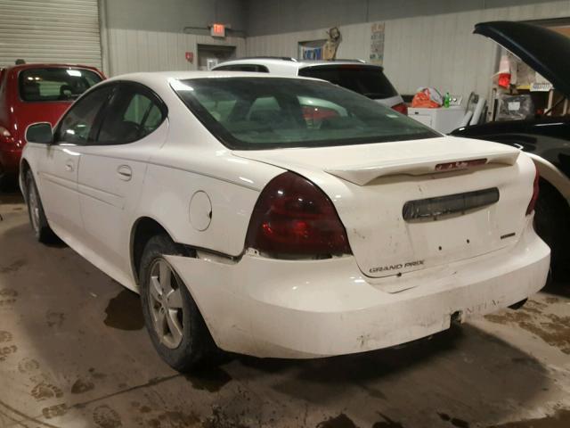 2G2WP552081134749 - 2008 PONTIAC GRAND PRIX WHITE photo 3