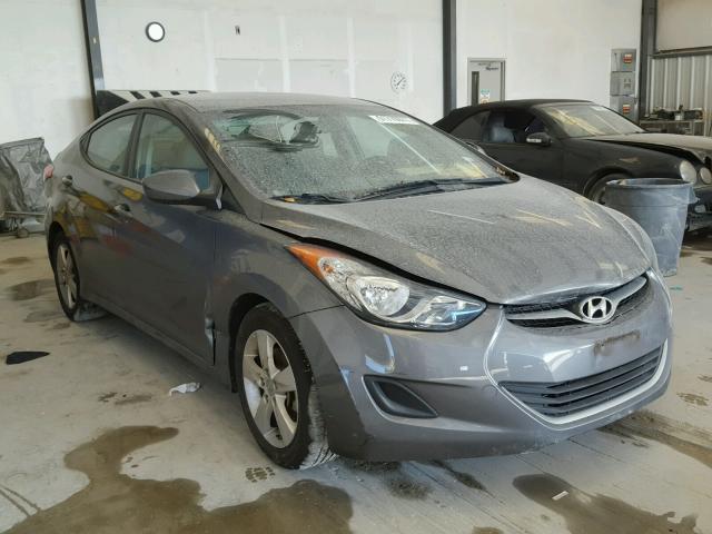 5NPDH4AEXDH317014 - 2013 HYUNDAI ELANTRA GL GRAY photo 1