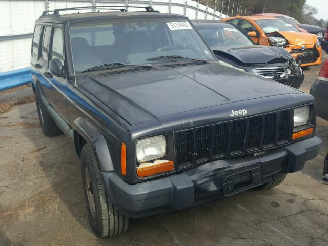 1J4FF68S7XL517946 - 1999 JEEP CHEROKEE S BLACK photo 1