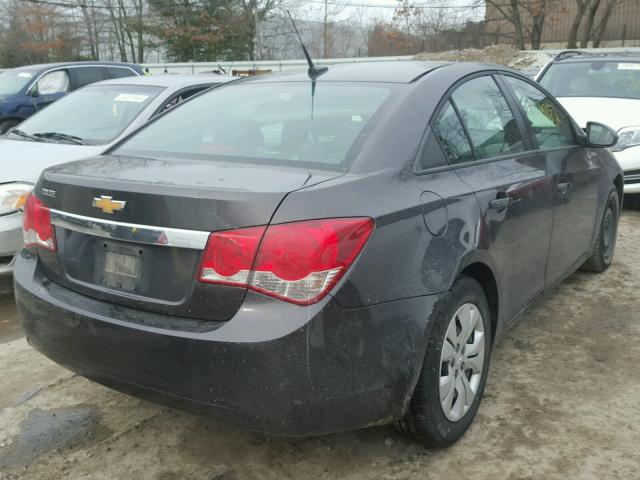 1G1PB5SH7E7215035 - 2014 CHEVROLET CRUZE LS GRAY photo 4