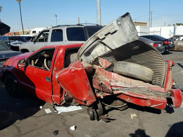 1GTCS1444W8504524 - 1998 GMC SONOMA RED photo 3