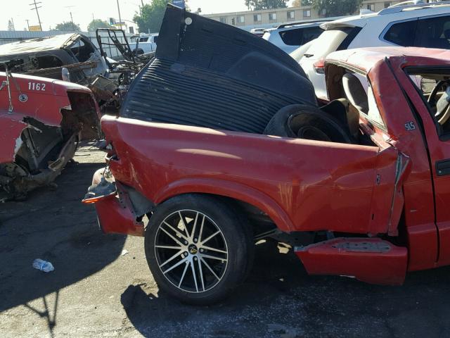 1GTCS1444W8504524 - 1998 GMC SONOMA RED photo 6