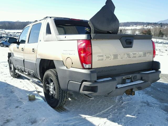 3GNEK12Z96G131943 - 2006 CHEVROLET AVALANCHE GOLD photo 3