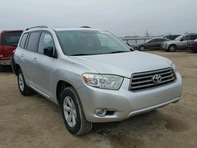 5TDJK3EH7AS018282 - 2010 TOYOTA HIGHLANDER SILVER photo 1