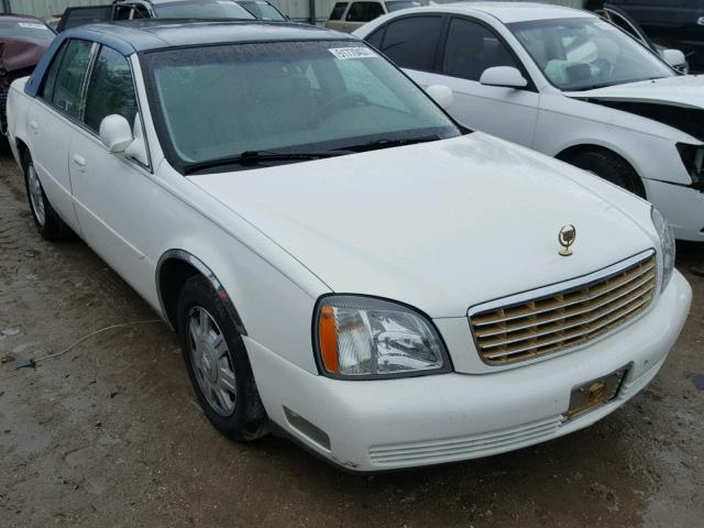 1G6KD54Y35U106844 - 2005 CADILLAC DEVILLE WHITE photo 1