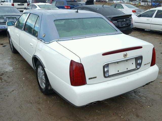 1G6KD54Y35U106844 - 2005 CADILLAC DEVILLE WHITE photo 3