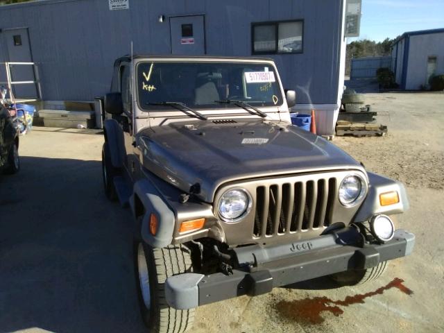 1J4FA49S84P764947 - 2004 JEEP WRANGLER / GOLD photo 1