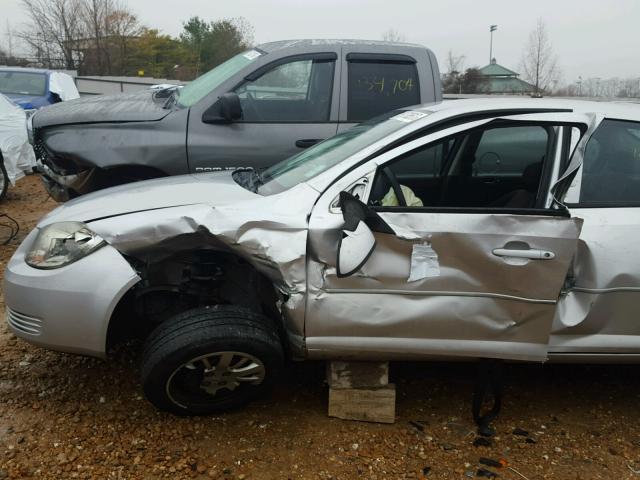 1G1AD5F50A7212617 - 2010 CHEVROLET COBALT 1LT SILVER photo 9