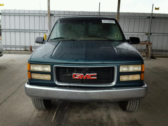 1GKEK13K9SJ740151 - 1995 GMC YUKON GREEN photo 9