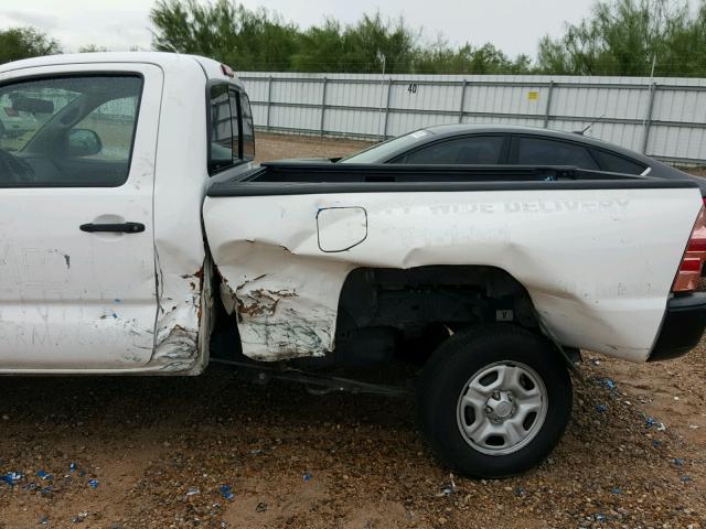 5TFNX4CN0CX010104 - 2012 TOYOTA TACOMA WHITE photo 9