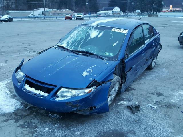 1G8AJ55F76Z103233 - 2006 SATURN ION LEVEL BLUE photo 2